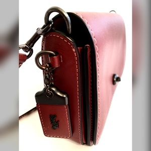 Lucious Oxblood COACH Dinky Bag